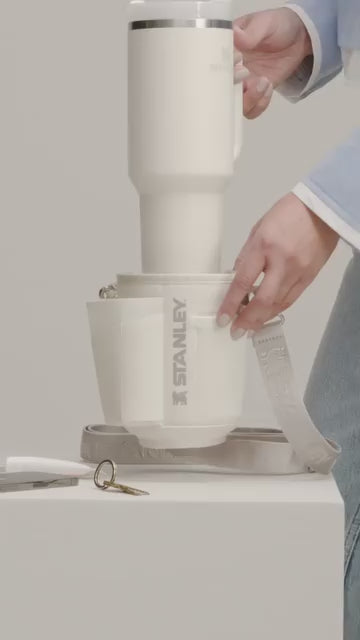 Stanley 40oz Quencher Carry-All Crossbody Tumbler Bag with Strap & Pocket