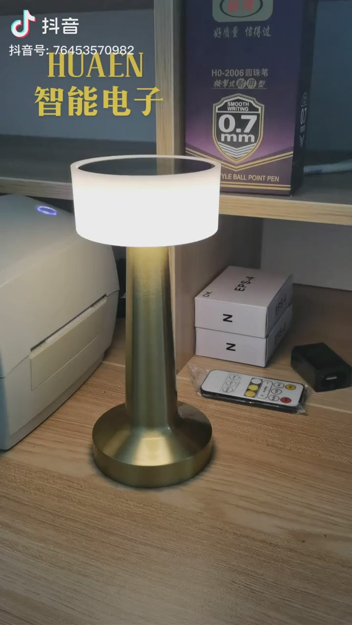 LED Bottle Light USB Rechargeable Touch Control Table Lamp